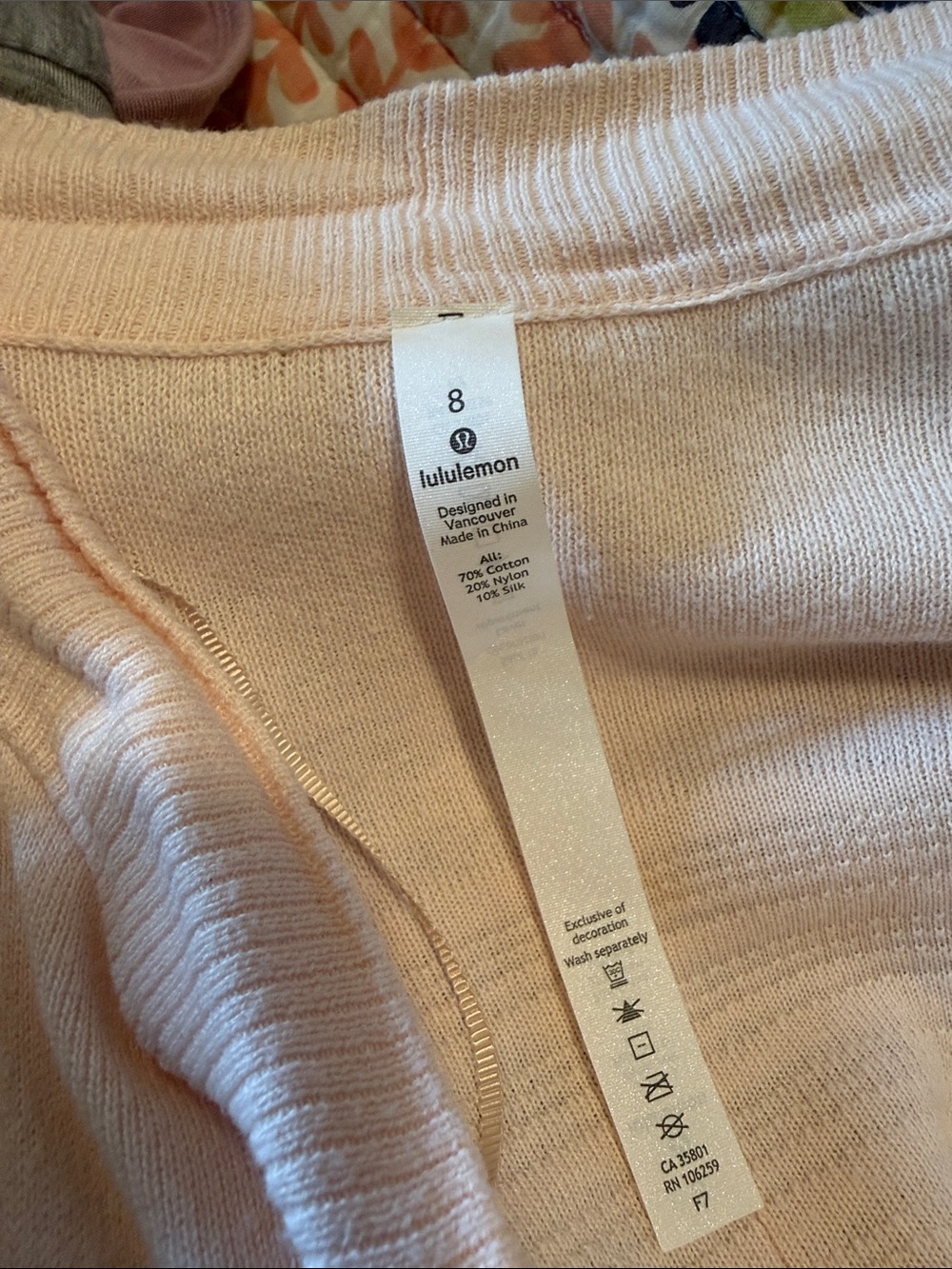 Women's Light Pink Open-Front Draped Cardigan - Picture 3 of 6